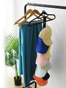 1/2/3pcs A Multi-Colored Hat Storage Organizer For Men And Women, Rack With Multiple Clips Closet Hanging Cap Organizer, 16 Baseball Cap Rack, For Closets And Cabinet Doors