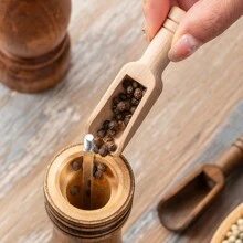 迷你木勺，榉木迷你勺，小浴盐勺，茶匙，哑光小调料勺，调料，浴盐，烹饪，小型厨房工具 - 彩色 - 查看 6