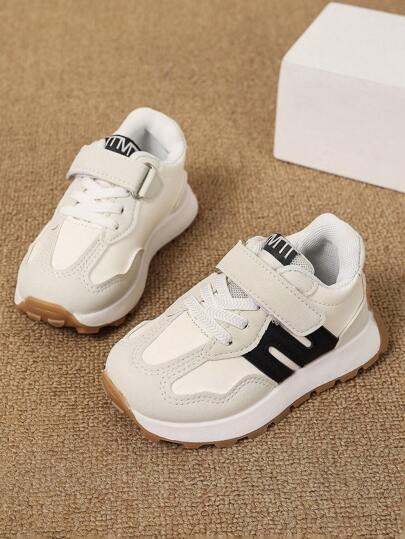 Infant Sneakers 1-3 Years Old Fashion Aga Shoes, Toddler Boys Girls Hook And Loop Casual Walking Shoes