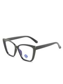 1buc unisex ochelari decorativi ușori, fără prescripție medicală, ramă PC pentru femei, ochelari cu ramă poligonală, retro, ușoare, cu lentile colorate deschise, bărbați/femei