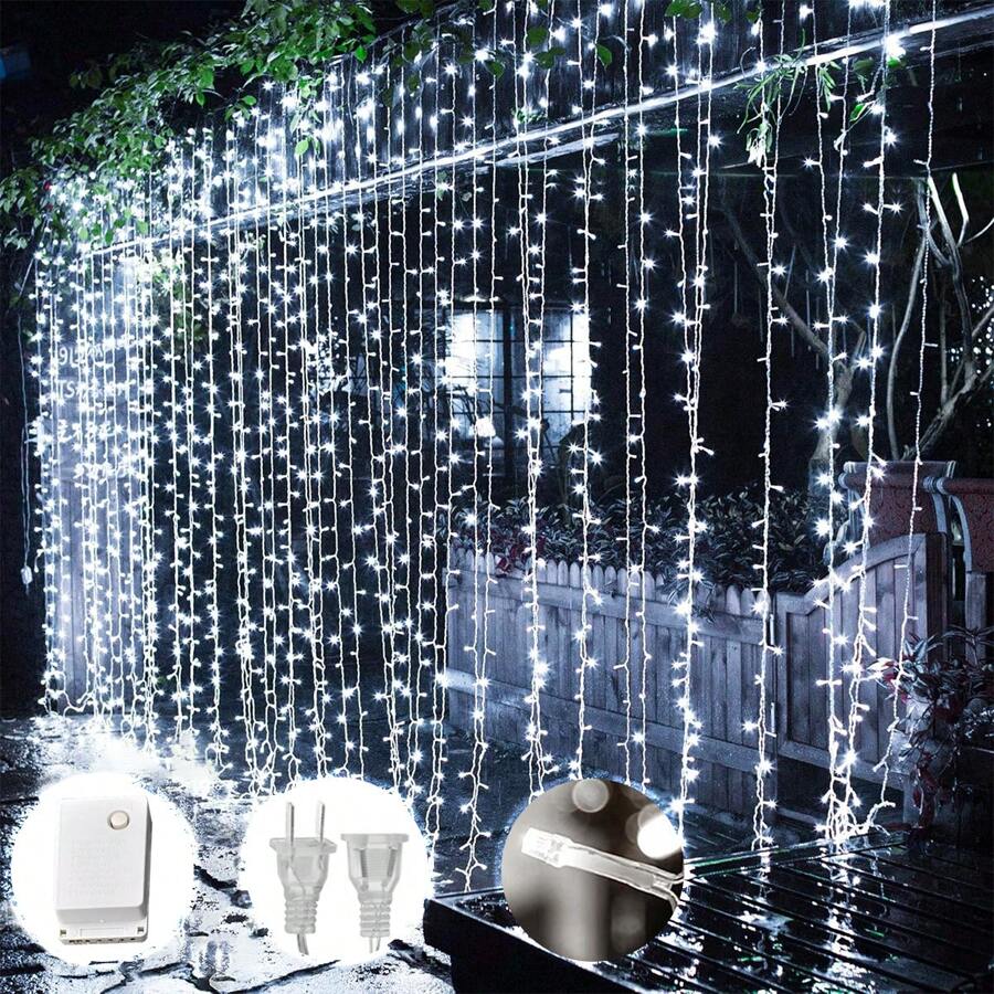 LED String Lights, 8 Modes Lights For Ceiling, Patio, Eaves, Party Decoration, Decoration