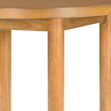 Better Homes & Gardens Adlin 39.125" Round Dining Table, Light Honey