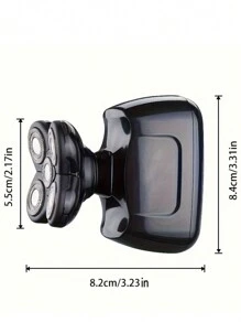 1pc 5D Rotary Electric Shaver For Men, Rechargeable USB Cordless Electric Razor, Portable Travel Shaving, Suitable For Daily Cleaning, Gift For Dad, Boyfriend Or Brother