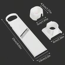 2 en 1 Cortador de Jengibre y Ajo Manual Rebanador y Picador de Verduras de Doble Cara para el Hogar - 1 - Ver 7