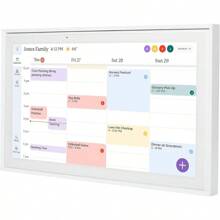 Calendar: 15 Inch Digital Calendar & Chore Chart, Smart Touchscreen Interactive Display For Family Schedules - Wall Mount Included - 1 - View 1