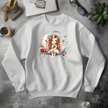 1/2/3pcs Moon Fairy Pressed Cloth Embroidered Piece, Plastic Material, Casual Style Suitable For DIY T-Shirts, Hoodies, Jeans, Backpacks And Cushions Decoration, Washable And Easy To Attach