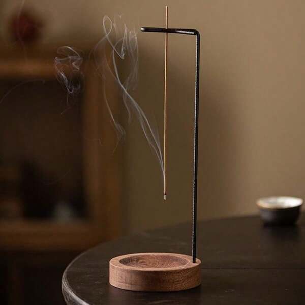 حامل البخور المعلق قطعة واحدة، حامل بخور معطر بالصندل والعود، موزع عطور، ديكور زن