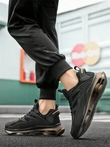Tênis Masculino Novos para Halloween, Cor Sólida, Elevador, Absorção de Choque, Confortável, Lâmina, Calçado para Corrida em Estrada, Moda Sola Grossa, Sapatos Esportivos Casuais, Adequados para Todas as Estações. Adequado para Adolescentes, Verão Casual ou Esportes Outdoor ou Viagem de Férias ou Presentes de Formatura ou Acessórios de Vestido de Aniversário, Academia