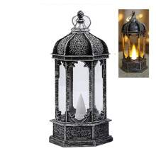 1PC Złoty Czarny Srebrny Biały Czerwony Retro Ciepłe Światło Wiatrowe, Wiszące Światło, Festiwalowe Światło Nocne, Dekoracyjne Światło Sześciokątne Wiatrowe Światło Atmosfera, Dekoracja Pokoju, Kuchenny Stół Atmosfera Światło, Imprezowe Światło Atmosfera, Prezent Urodzinowy, Biurkowe Światło Nocne, Prezent Przyjaciela, Rodzic, Chłopak I Dziewczyna Prezent, Miękkie Ciepłe Światło Dekoracyjne Światło, Dekoracja Stołu Nocne Światło, Prezent Festiwalowy