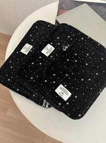 1pc Laptop Bag Star Cute Tablet Bag Compatible With MacBook, IPad 10/11 Inch 13/14 Inch 15/15.6 Inch Laptop Shockproof Inner Bag - Multicolor - View 4