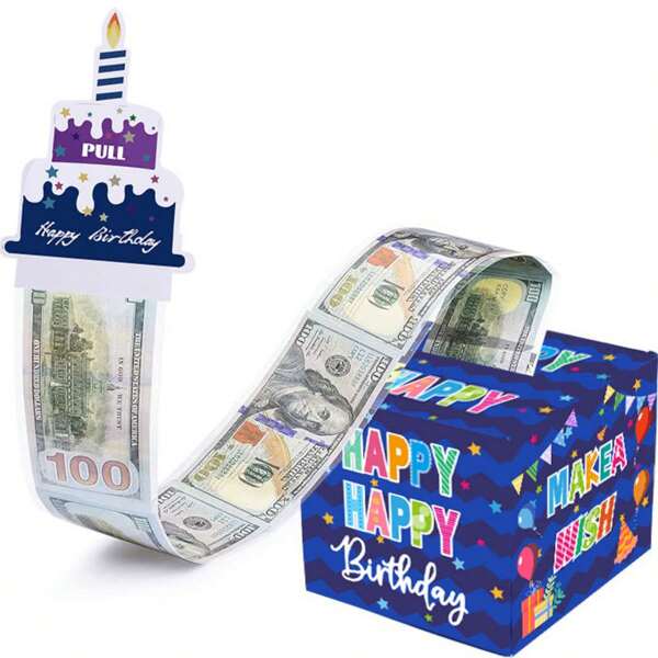 FZZ Party/Coming Of Age/Birthday Money Box, Birthday Party Decoration Surprise Money Box Valentine's Day