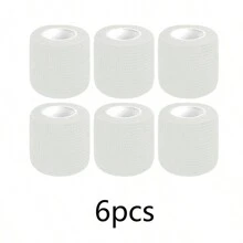 6 rollos de vendaje elástico autoadhesivo, vendaje cohesivo de tela no tejida flexible y transpirable para uso en fitness, running, baloncesto, fútbol, ciclismo y otros deportes