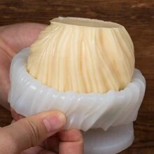 Stampo in silicone per candele a forma di angelo carino, per decorazioni fai da te
