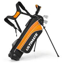 Homasis 31'' Portable Junior Complete Golf Club Set - Màu vàng - Xem 8