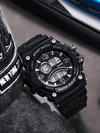 Night Light Date Day Timer Alarm Electronic Watch, Suitable For Both Men And Women