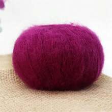 Bolsa de fios variegados de 6 fios - Mudança gradual de cor e mistura de renda de 50% acrílico, 30% alpaca, 20% angorá para tricô e crochê faça você mesmo, suéteres, xales e jaquetas da moda outono e inverno