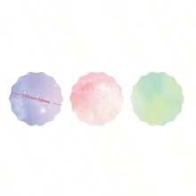 3 Cuộn Giấy Nhãn Nhiệt Sóng Gradient Nhiều Màu, Tương Thích Với Máy In Nhãn Phomemom110/M221/M220/M120/M200, Marklife P50 & Nhiều Máy In Nhãn Khác - 1,97"X1,97"(50X50mm), 140 Nhãn Mỗi Cuộn, 3 Cuộn Ombre Gradient Thích Hợp Cho Mã Vạch, Địa Chỉ, Vận Chuyển, Logo, Doanh Nghiệp, Gia Đình, Quà Tặng, Văn Phòng, Giá, Nhãn Quần Áo, v.v., Đồ Dùng Học Tập, Quay Lại Trường Học - Nhiều màu - Xem 5