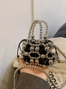 حقيبة كتف نسائية مزينة بفيونكة جذابة، حقيبة عصرية للأكتاف للبنات، حقيبة رسول صغيرة كاجوال مناسبة لحفلات الموسيقى والزفاف والخروجات الربيعية