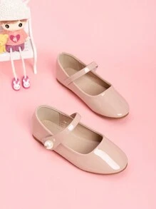 1 par de zapatos planos lindos para niñas, adecuados para primavera/verano