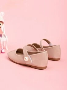 1 par de zapatos planos lindos para niñas, adecuados para primavera/verano