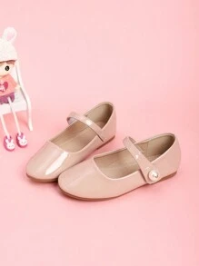 1 par de zapatos planos lindos para niñas, adecuados para primavera/verano