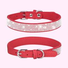 CL158 Sparkling Rhinestone Dog Collar: Durable & Wear-Resistant For Small, Medium, & Large Dogs - Multicolor - View 20