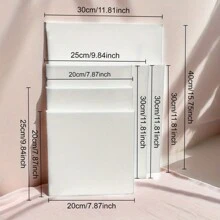 قماشة مشدودة لوحة الفنانين مسبقة التحضير للرسم بالألوان الزيتية والمائية والإكريليك، جاهزة للاستخدام بدون حمض ذات إطار خشبي قوي، مثالية للبالغين وهدايا الفنية والأشغال اليدوية، متوفرة بأحجام مختلفة - أبيض - مشاهدة 13