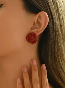 1 Pair Of Minimalist Knotted Retro Elegant Personalized Earrings Suitable For Daily Wear By Women - Gold - View 7