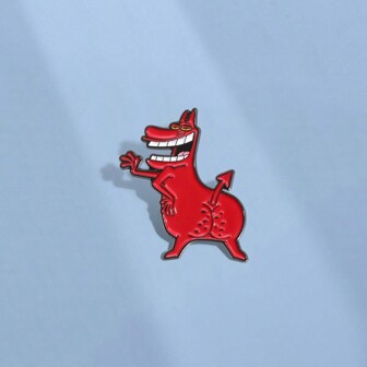 1個 面白くてかわいい小悪魔バッジ - スタイルにちょっとしたおもしろさを添えましょう! 服、バッグ、リュック、シャツ、ジャケット、ジュエリー、ハロウィン、秋冬アクセサリーに最適。ティーン、ユース、男性、カジュアル、アウトドア、アスレチック、バケーション、卒業祝い、誕生日、デイリーウェア、教師への贈り物、メンズギフト、バッグピン、クリスマスに