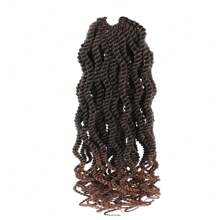 8/12 Inch Golvende Senegalese Twist Haak Haar 1/8 Pakken Synthetische Korte Voorgeluste Haak Vlechten Met Krullende Einden Voorgetwiste Kleine Havana Twist Vlecht Haar