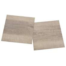 Self Adhesive PVC Flooring Planks 55 Pack 5.11 Meters Taupe Color Durable Easy Install - Brown - View 3
