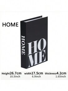 3件/1件 LOVE+AT+HOME 时尚家居装饰折叠书，硬纸板材质。适用于客厅、桌面和墙面装饰。适合多种场景。 - 彩色 - 查看 13