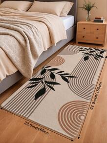 1 stuk - Geometrisch Boho loperkleed, vintage woonkamerkleed, zacht tapijt en vloerkleden, comfortabel machinewasbaar voor woonkamer, keuken, badkamer, beddecoratie - woondecoratie, badkamerdecoratie, buitenkleed, deurmat, zomerbadkameraccessoires, terug naar school