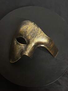 1 pezzo Maschera da mascherata vintage con mezzo volto a tema principe, accessorio per adulti per feste in costume, decorazione per coppie