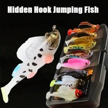 Fish-Shaped Fishing Lures, Realistic Soft Baits For Mandarin Fish, Catfish, Bass - Multicolor - View 1