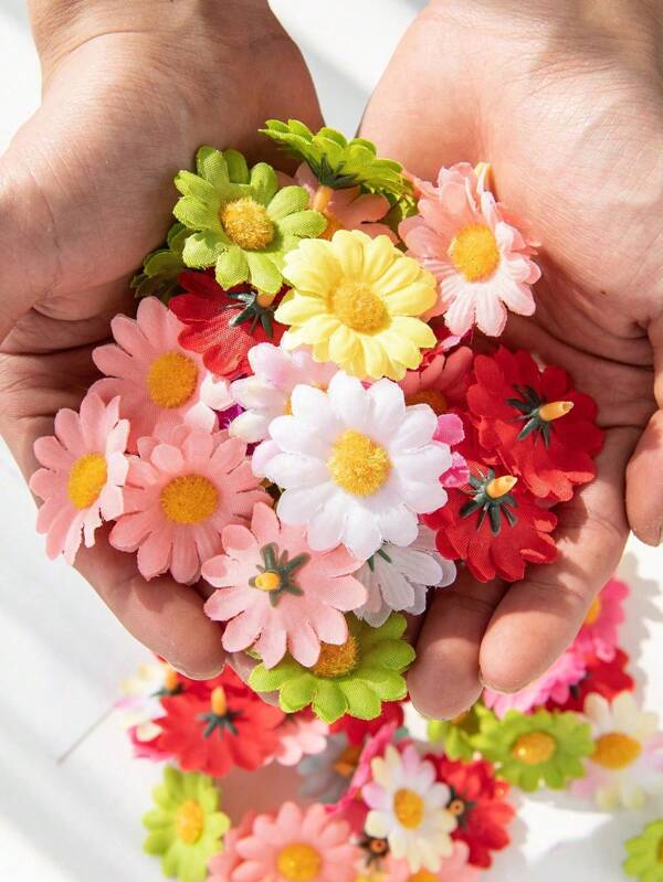 5 piezas Clip para el cabello con flor de hibisco para mujeres - Clip lateral con tema de hadas y colores vibrantes, accesorio para el cabello de material plástico - Adecuado para vacaciones en la playa y atuendos de verano, bohemio, elegante accesorios para el cabello de PVC