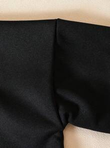 1 Stück für Kleine Mädchen, ein modischer und interessanter Pullover mit rundem Ausschnitt und Slogan-Aufdruck, langärmelig, geeignet für Frühjahrs- und Herbstmode