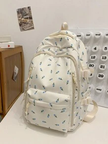 时尚女士背包，多隔层和口袋设计，经久耐用，学生背包，多功能背包，休闲背包，大容量旅行背包，返校必备