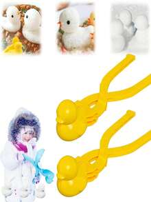 Duck Rice Mold Rice Duck Mold DIY Sushi Molds Animal Rice Tool Rice Molds For Kids Rice Shaper Mold Rice Scoop (1/2 Packs- Yellow) - Multicolor - View 8