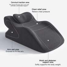 Relaxing Prone Pillow Face Down Pillow Ergonomic Memory Foam Sleeping Pillow Bed Soft Wedge Support For Reading Use Phone