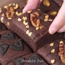 1pc Non-Stick Brownie Baking Pan With Divider (12.2"X7.8"), Stainless Steel Bread Baking Tray, Non-Stick Square Cake Baking Pan, Dough Kneading Mixer, Baking Tools, Oven , Kitchen Gadgets, Cookware Accessories