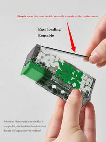 1pc Newest Dental Floss Portable Organizer Box With Dental Floss Included, Convenient For Carrying Out, Suitable For Couples, Friends, Family Members, Great For Christmas, New Year, Valentine's Day And Other Holidays