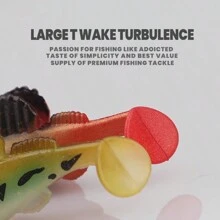 Fish-Shaped Fishing Lures, Realistic Soft Baits For Mandarin Fish, Catfish, Bass - Multicolor - View 4