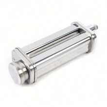 Accessorio per pasta Begoniape per Kitchenaid, macchina per pasta, robot da cucina con tagliafoglie, sfogliatrice in acciaio inox, 8 impostazioni di spessore variabile, tagliaspaghetti per gnocchi, pasta empanada