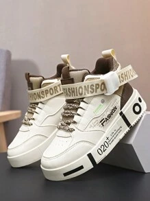 青少年户外高帮和低帮时尚休闲鞋、舒适运动鞋、跑步鞋、滑板鞋 - 彩色 - 查看 4