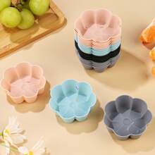 12pcs Reusable Silicone Cupcake Liners, 2.5 Inch Silicone Baking Cups, Non-Stick Muffin Cups Suitable For Parties, Halloween, Christmas, Easy To Clean Baking Molds (Multicolor)