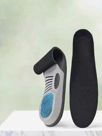 1 Pair Of Footbed Insoles Gel Comfort Insoles Sports Running Insoles Men's And Women's Insoles