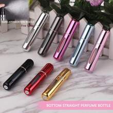 6 Packungen nachfüllbarer Parfümflasche Reisegröße Mini Zerstäuber Nachfüllbare Flasche für Herren Damen Aluminiumlegierung Wiederaufladbarer Taschenspender Kölner Zerstäuber 5ml