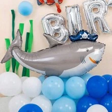1 szt. Balon Piracki Rekin, Rekin, Pirat, Impreza Tematyczna Ocean Blue, Impreza Uroczysta, Przyjęcie Urodzinowe, Impreza W Parku Rozrywki, Dekoracyjny Balon Na Uroczystość Festiwalową