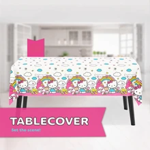 Sanrio 2pcs Sanrio Unique Hello Kitty Birthday Decorations - Rectangular Plastic Hello Kitty Tablecloth